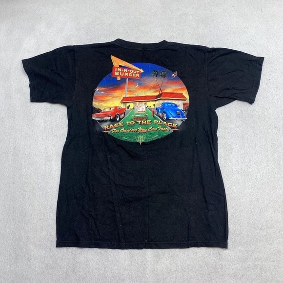 In N Out Burger Graphic Tee Thrifted Vintage Style Size S - Picture 8 of 11